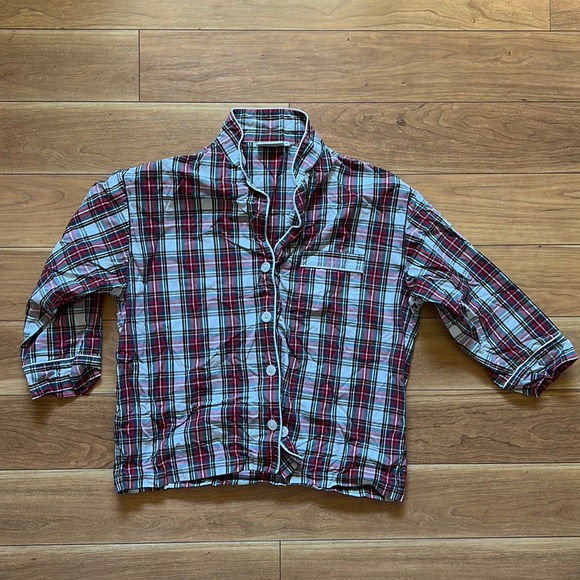 SleepyJones marina shirt in plaid - Picture 1 of 3